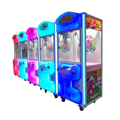 Metal Acrylic Plastic 60KG Capacity Coin Operated Claw Crane Vending Machine for Kids