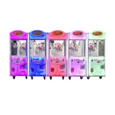 Metal Acrylic Plastic 60KG Capacity Coin Operated Claw Crane Vending Machine for Kids