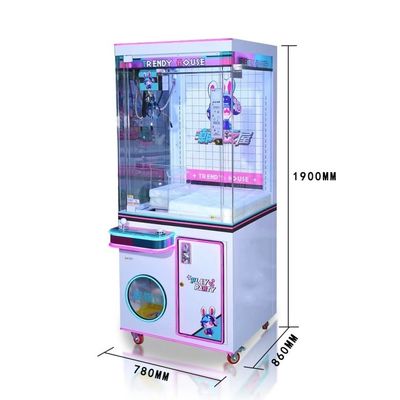 80*90*210cm Coin Operated Crazy Toy Crane Claw Vending Game Machine for 1 Player