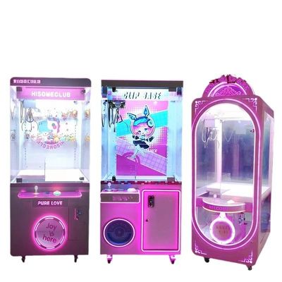 Custom Mini Super Claw Crane Machine Designed for Arcade Candy Game and Doll Claw