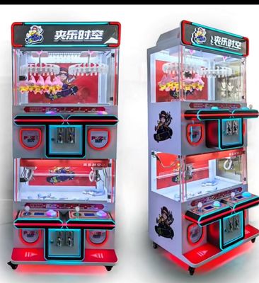 Amusement Game Center Crane Machine Gift Arcade Claw Machine 4 Person Double Clip Toy