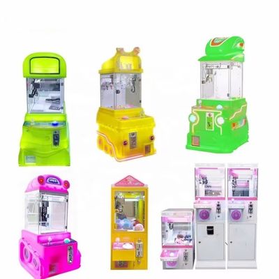 Small Dolls Vending Mini Toy Claw Machine 30KG Metal Acrylic Coin Operated Arcade Games