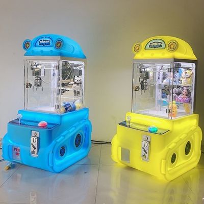 Small Dolls Vending Mini Toy Claw Machine 30KG Metal Acrylic Coin Operated Arcade Games