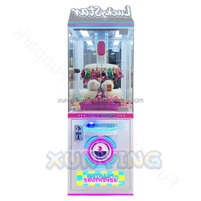 Crane Game Toy Grabber Claw Machine Coin Scan Code Clip Snack Gift Doll 110V