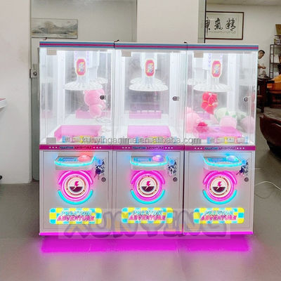 Crane Game Toy Grabber Claw Machine Coin Scan Code Clip Snack Gift Doll 110V