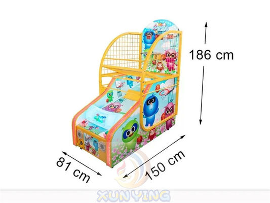 Indoor Children Rides Basketball Game Machine Coin Operated