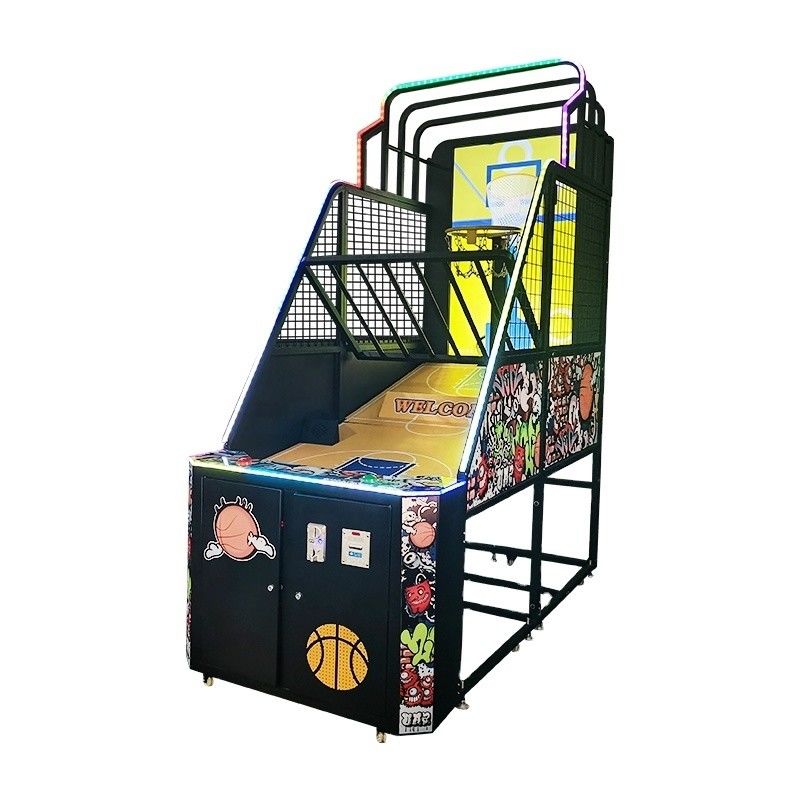 US Plug Scoring Hoops Arcade Machine Mini Basketball Arcade Machine Coin Operated