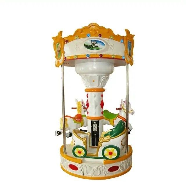 ODM Coin Operated Carousel Ride Amusement Park Horse Carousel Kiddie Ride
