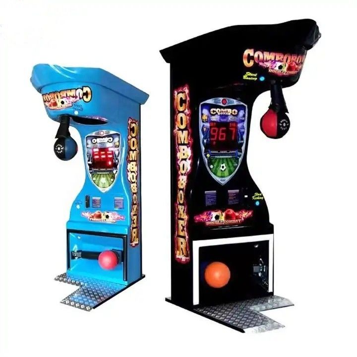 Amusement Park spider Boxing Punch Machine Smart Music UK Plug Customized