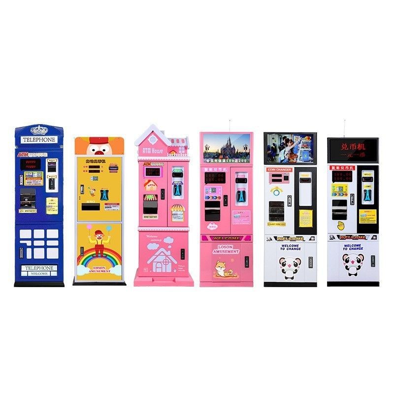 Amusement Game Center Coin Token Exchange Machine For Cash To Coin Exchange