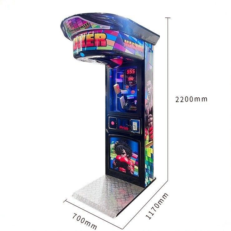 Street Basketball Power Boxing Punch Machine 230KG Customized