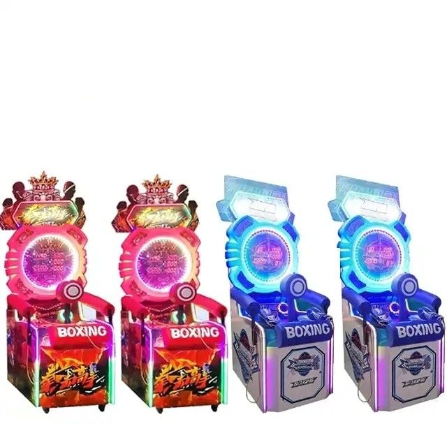 Electronic Big Arcade Punching Machine Dynamic Game OEM