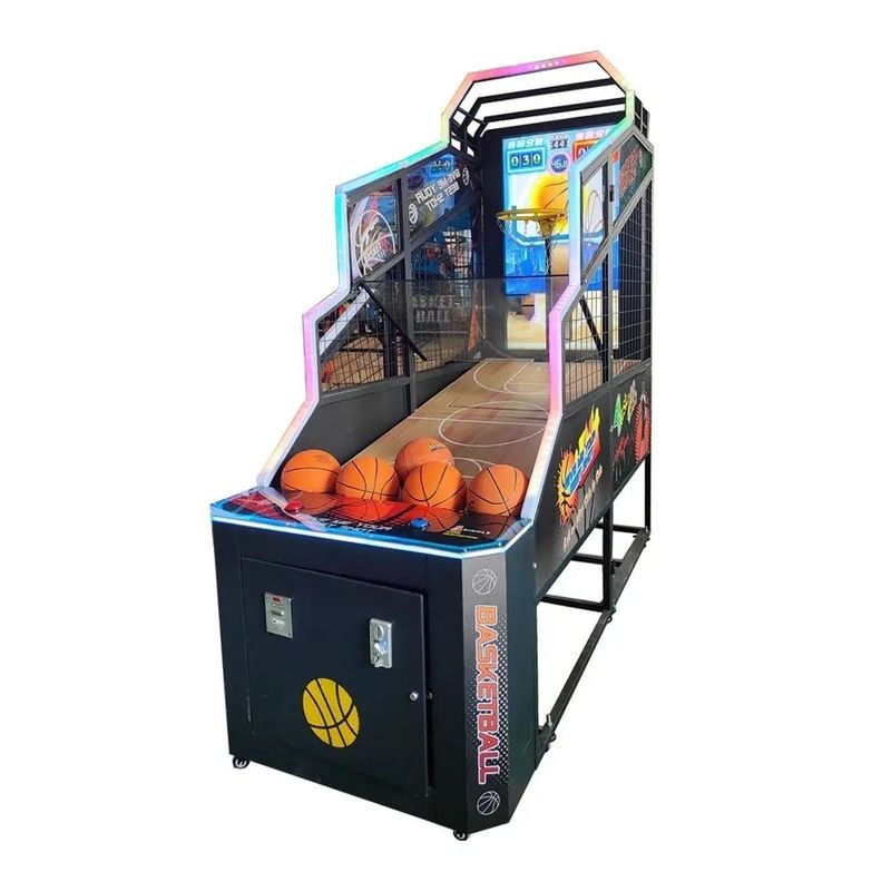 110V Indoor Basketball Arcade Machine Games 3D Animation Picture
