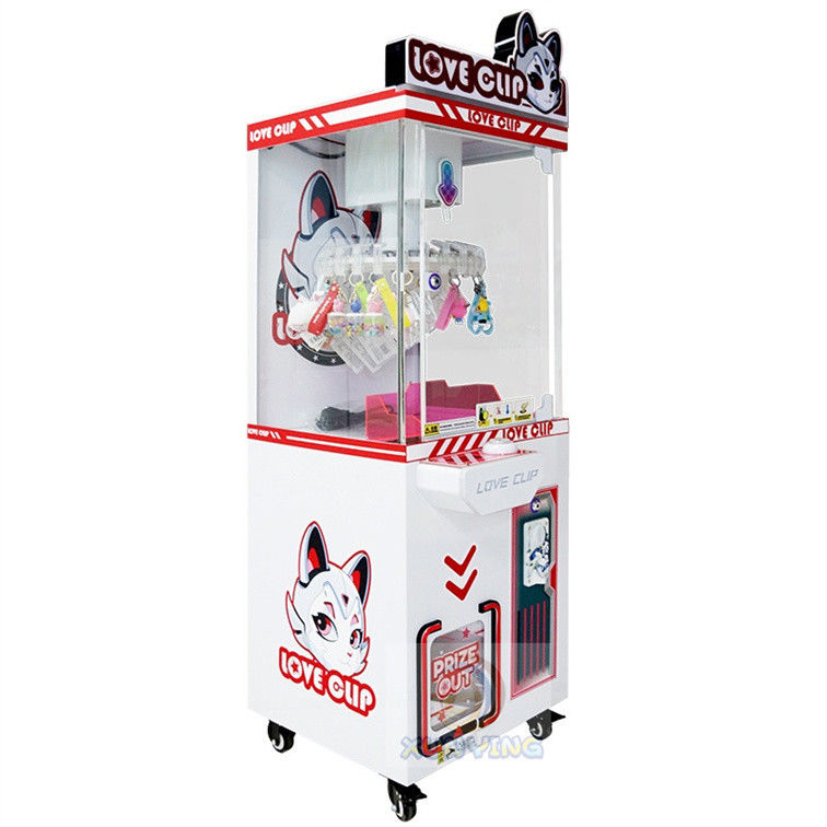 Indoor Coin Game Machine Mini Clip Arcade Prize Machine 230V