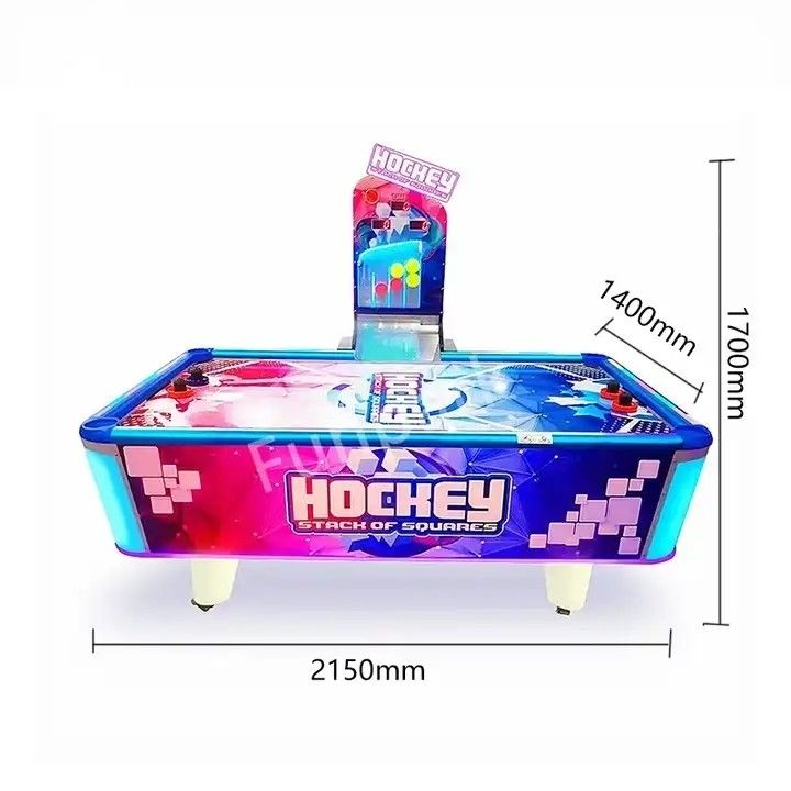 Commercial 2P Multipucks Arcade Quality Air Hockey Table For 3 Years Old