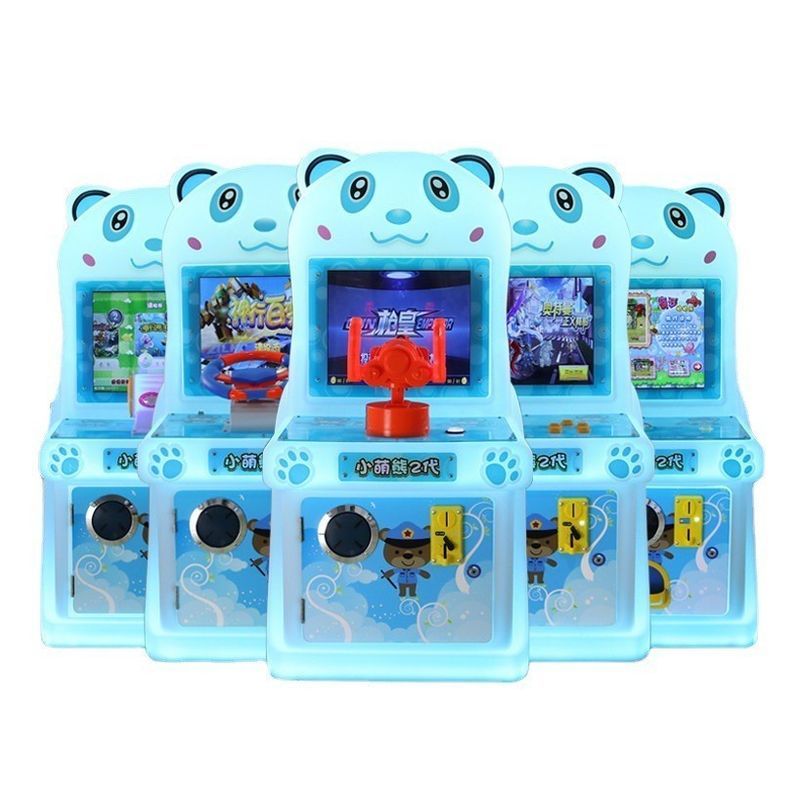 Kids Pusher Arcade Shooting Gun Game Machine Mini Arcade Machine Game For Kids 1 Players