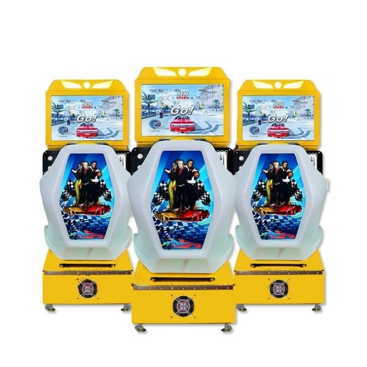 Upgrade Your Gaming Experience with Our Metal Acrylic Plastic Racing Game Machine