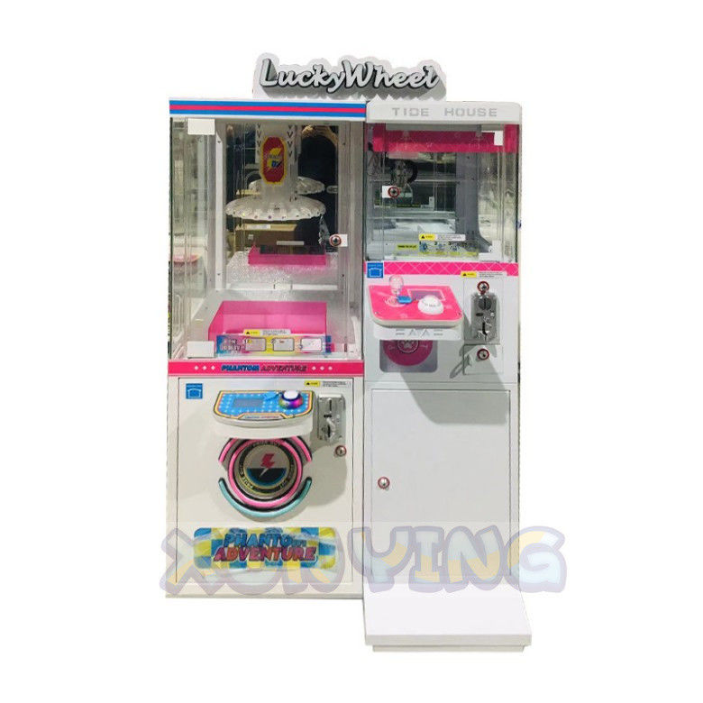 Clip Card Clamp Crane Prizes Miniature Gashapon Machine 1 Player Coin Operated