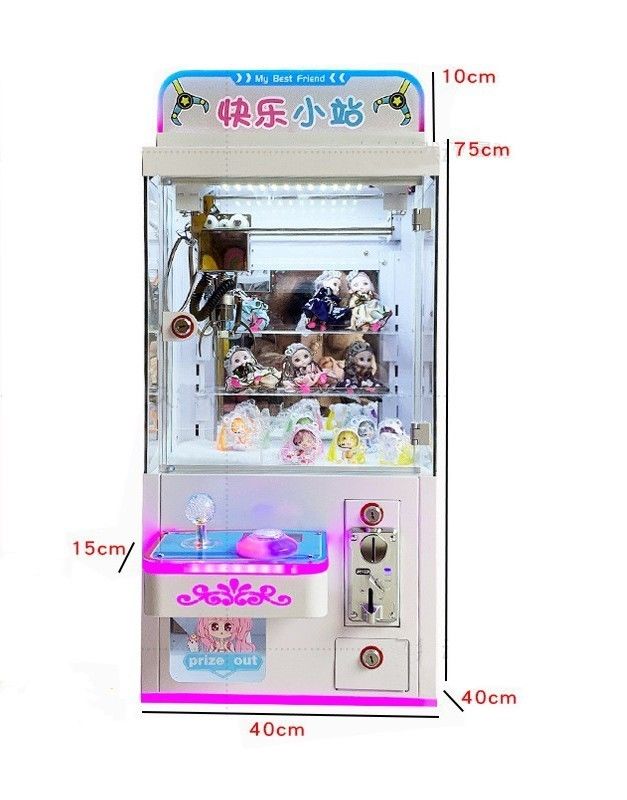 Mini Candy Claw Machine for Kids Coin Operated Games Voltage 110V/220V/230V