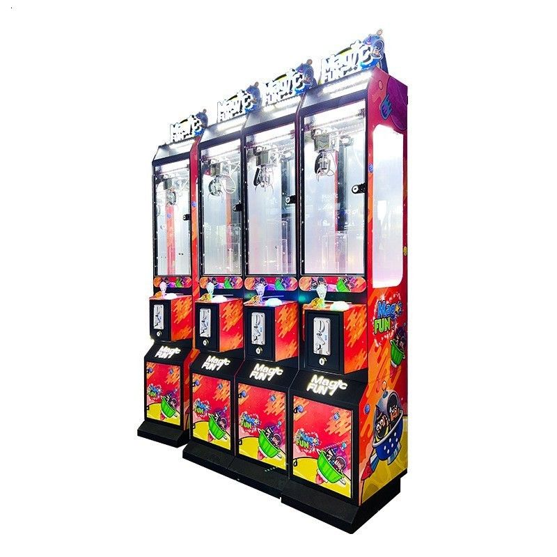 110V/220V Crane Machine for Small Toy Mini Dolls Accepts US Dollar Bills and Credit Card
