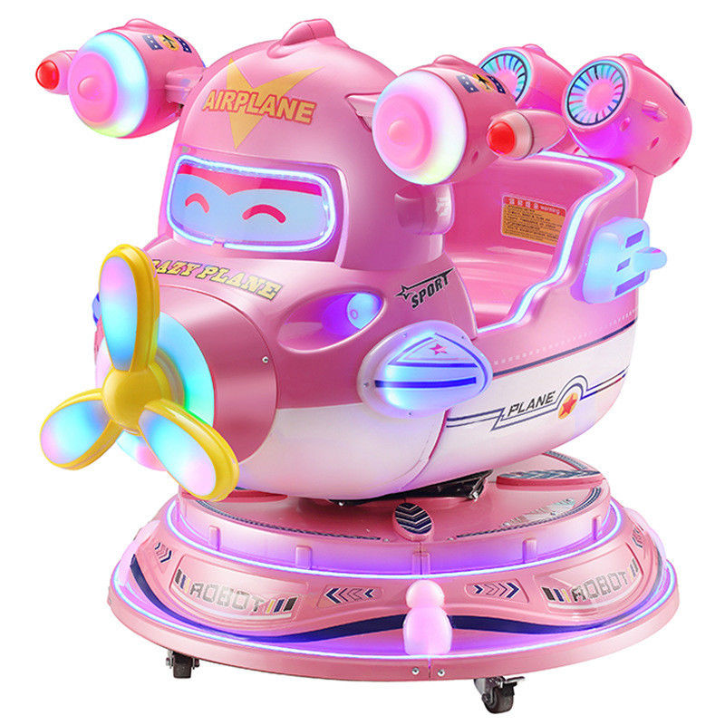 Kids Age 3 Years Lifting Plane Swing Machine MP5 Screen Arcade Game Machine Kiddie Ride