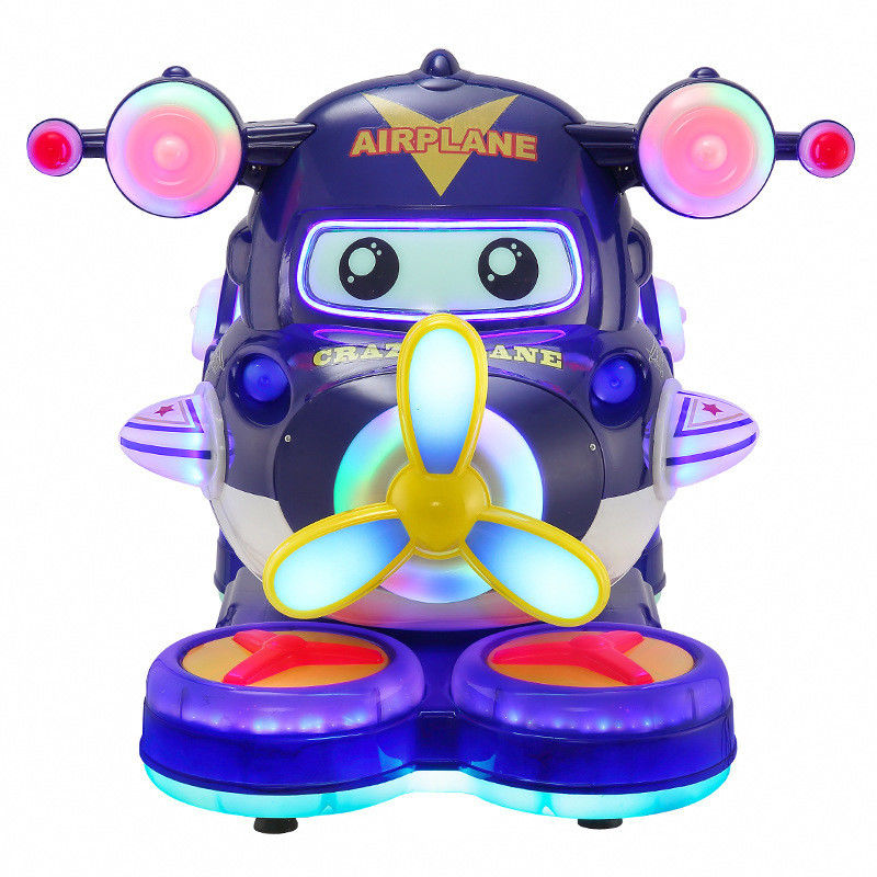 US Plug Design Crazy Plane Rocking Machine for Kids Age 6 Years in Indoor Amusement
