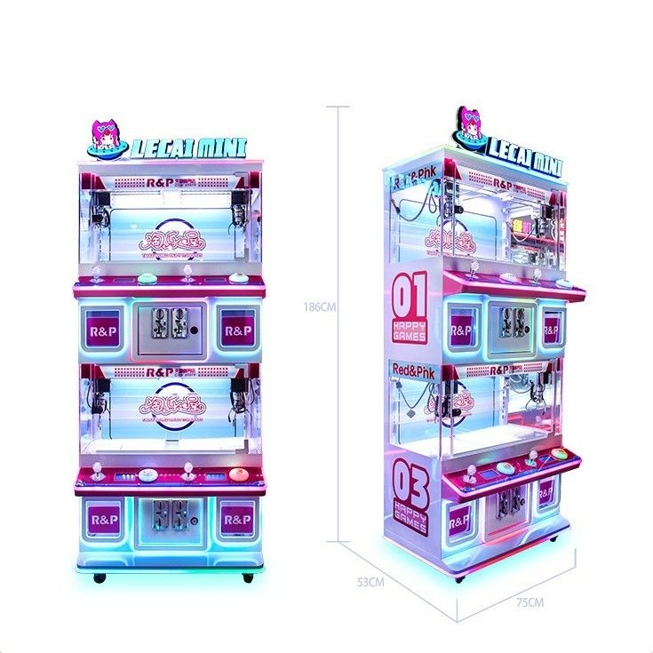 Rainny Mini Claw Machine With Credit Card Reader UK Plug Voltage 110V/220V/230V Mega