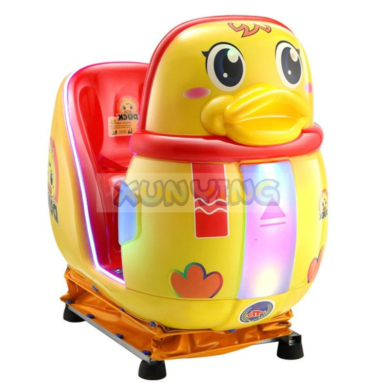 Mesin Coin Operated Kiddie Ride Little Duck Swing Machine 30KG
