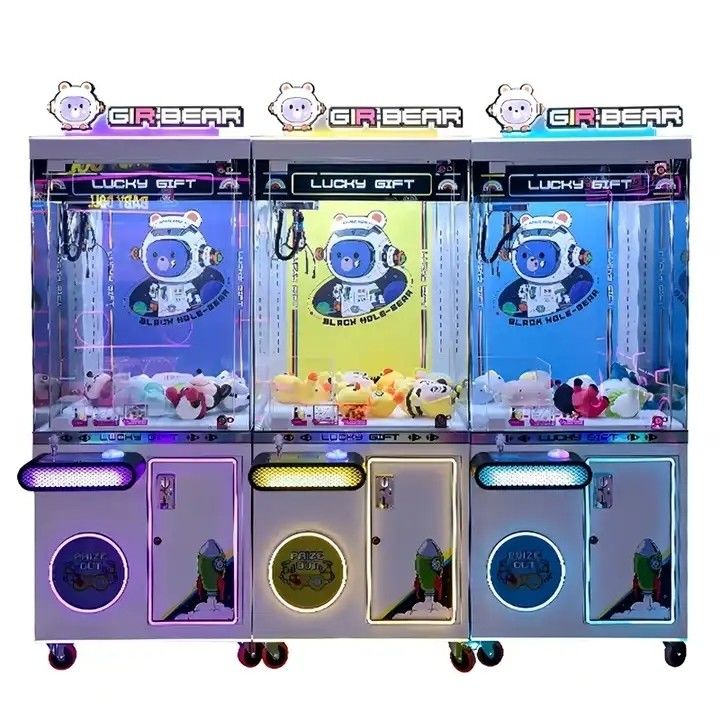 110V/220V/230V Metal Acrylic Plastic Mini Claw Machine for Coin Operated Arcade Games