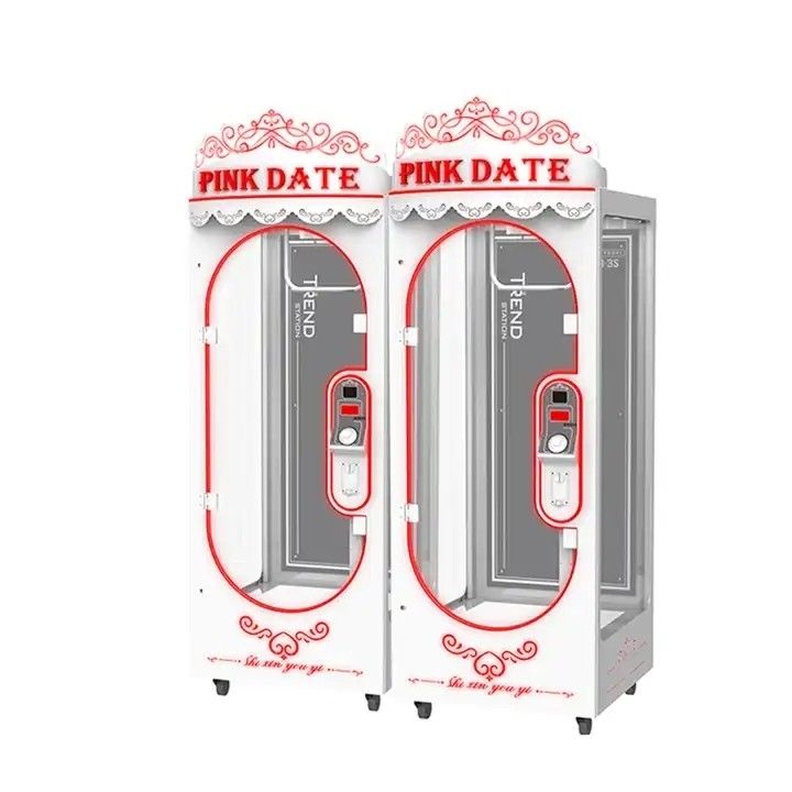 Coin Pusher Indoor Dolls PINK DATE 3S Crane Games Arcade Push Prize Toy Vending Gift Claw Scissor Prize Machine