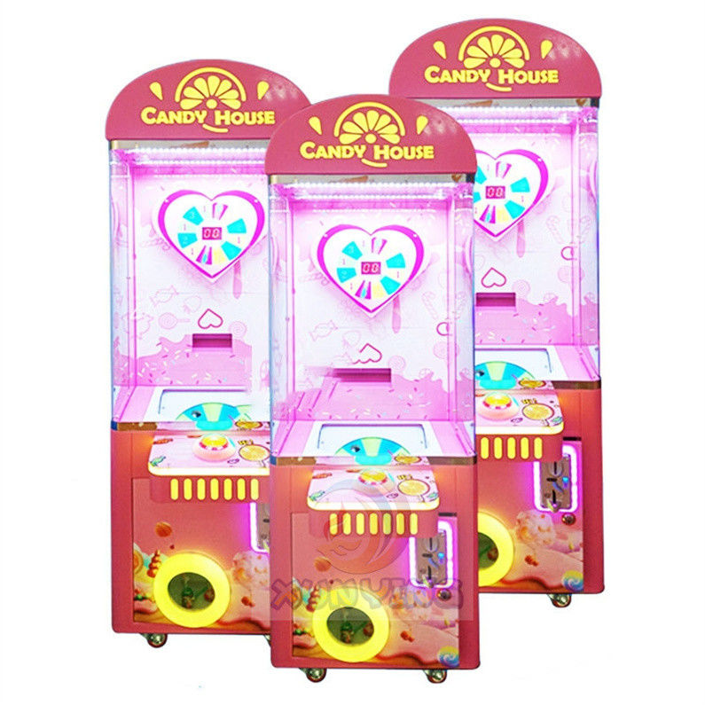 EU/US/UK/AU Plug Coin Operated Candy House Vending Gift Machine with Customized Design