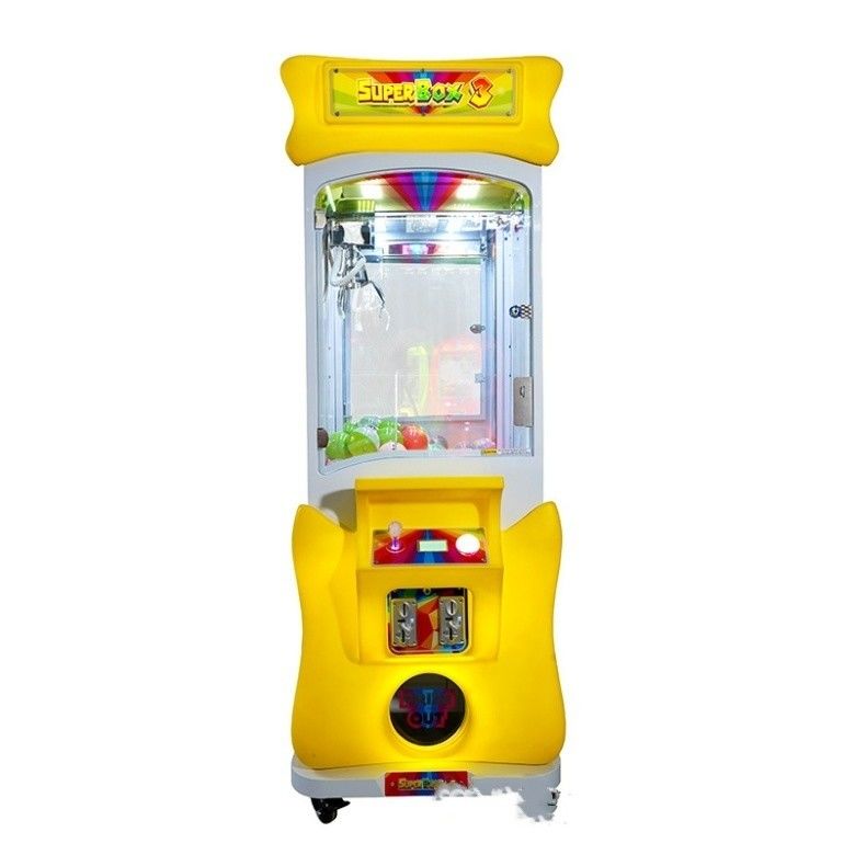 Customized W45*D55*H134cm Coin Operated Arcade Toy Claw Crane Machine