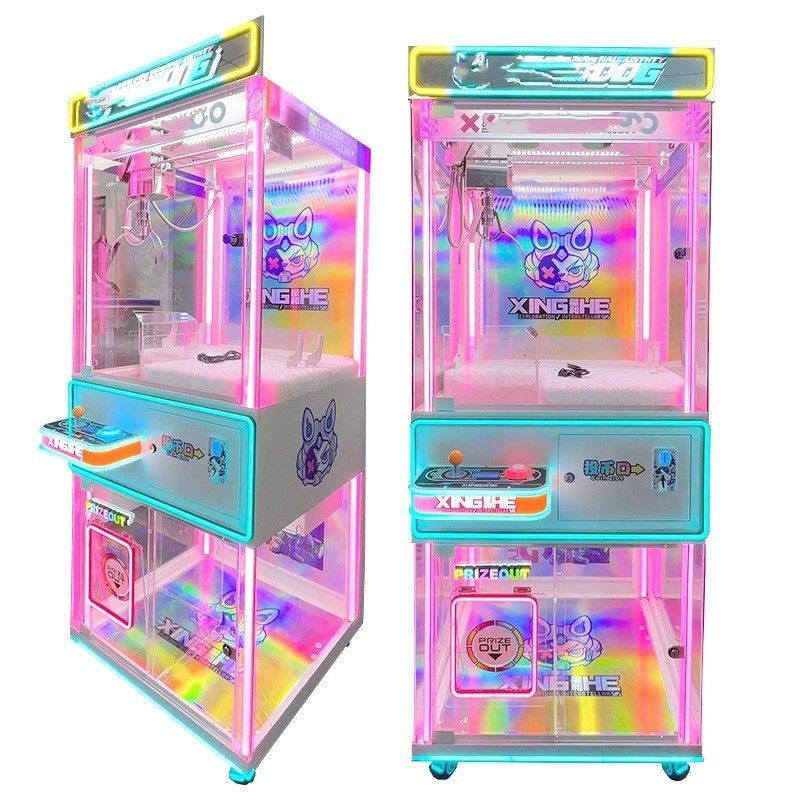 Coin Operated Crane Mini Claw Machine Game Toy Grabber 220V